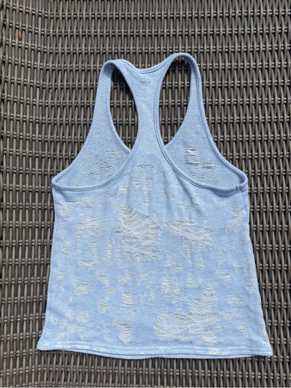 Alo Distressed Racerback Tank Top - Picture 14 of 16